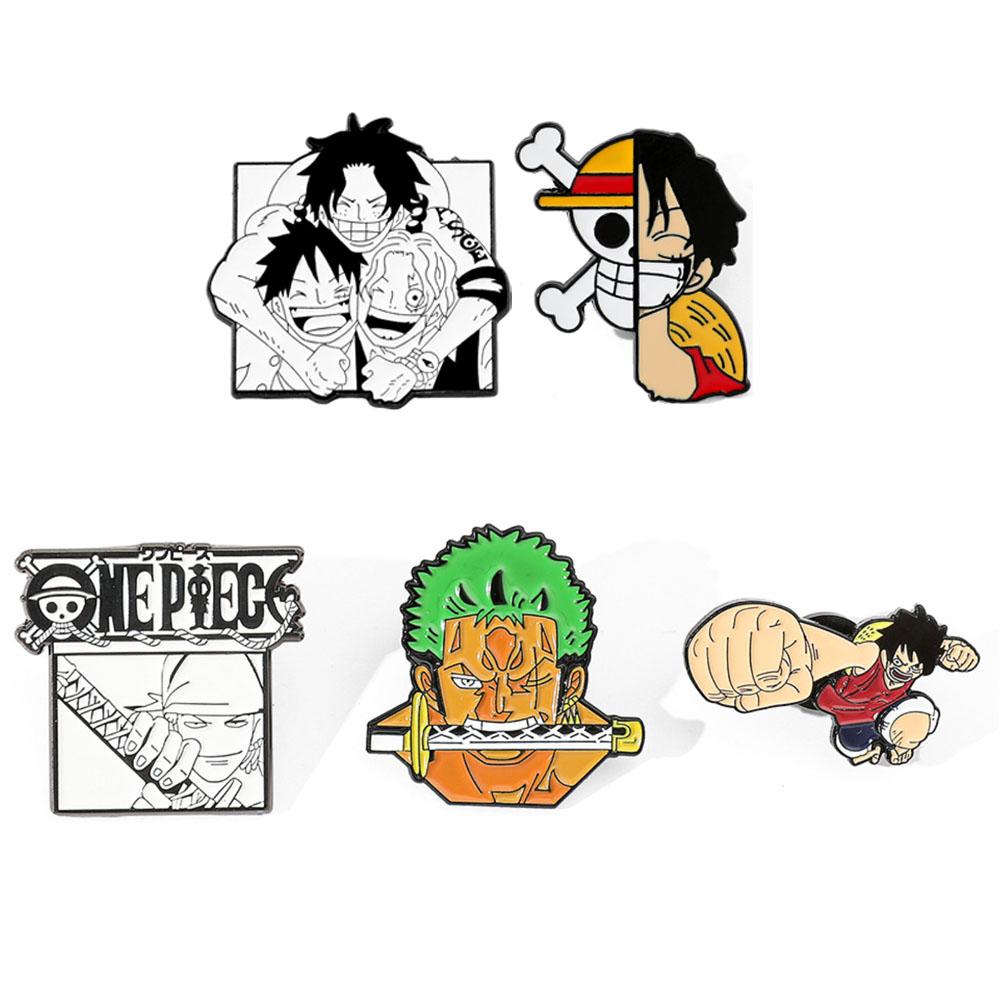 Anime Cartoon PCS Enamel Pins Custom Brooches Lapel Badges Animal Funny Jewelry Gifts for Kids Friends