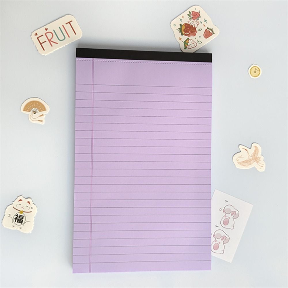 Tearable Legal Pad Ink-proof Lined Paper Memo Pad Writing Sheet Paper  Scribbling Book
