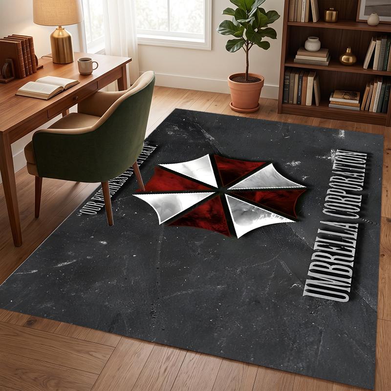 Umbrella Corporation (5) Office Rug Elegant Floor Rug for Office Living Room Bedroom and Indoor Home Spaces