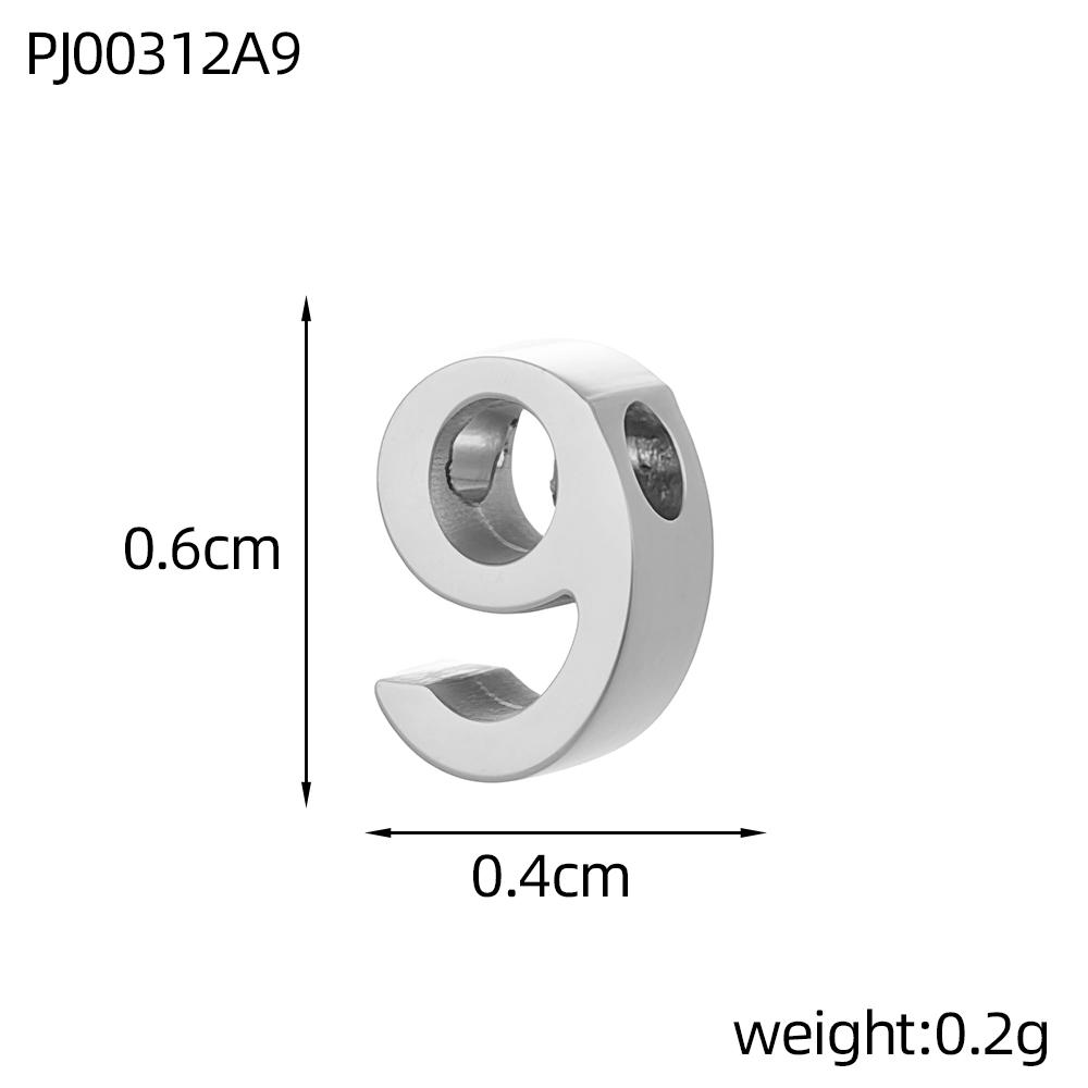 CARLIDANA Hot Sale Anniversary Stainless Steel Jewelry Creative Gold Color Silver Arabian Numbers Pendant Necklace Gifts Women