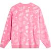 Li Ning X Disney Hugging Dragon Collaboration Sports Lifestyle Series Casual Letter Simple Loose Knit Sweater Unisex Sweater Xianxia-Pink AMBU214-2