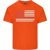 Breast Cancer Awareness USA Flag Unisexs Light Cotton TShirt
