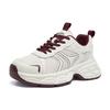 Augustine platform dad shoes women's spring 2025 new white lightweight casual shoes show feet small sports shoes