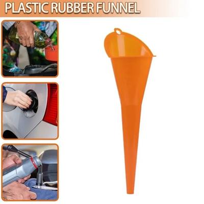 1/3pcs Car Long Stem Funnel Gasoline Oil Fuel Filling Tools Anti-splash Plastic Oil Funnel Motorcycle Refueling Tools NEW