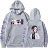 Anime Demon Slayer Kochou Shinobu Graphic Printed Hooded Men Women Hoodies Casual Loose Streetwear Harajuku Unisex Sweatshirt