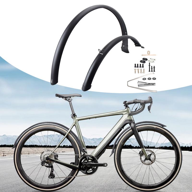 2x Mountain Bike Mud Guards Agat Splashing Water Dust Road Bike Fenders for Mountain Road Bike 700C Water Riding Rain