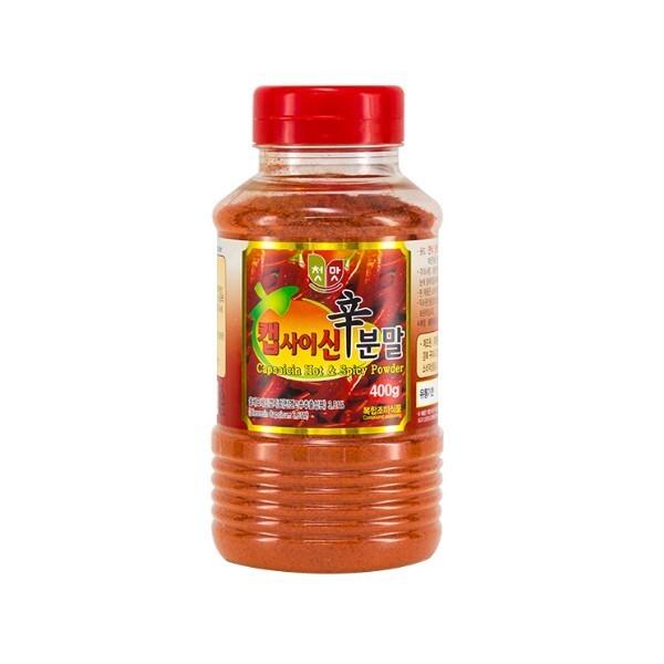 CHUNGWOO FOOD Capsaicin Super Hot & Spicy Sauce 550g / Seasoning Powder 400g / Kfood, Authentic Korean Food Seasoning powder 400g