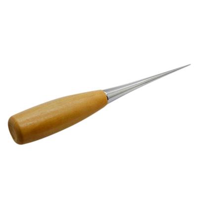 Craft Cloth Awl Tool Sewing Hole Punching Wooden Stitching Leather Overstitch