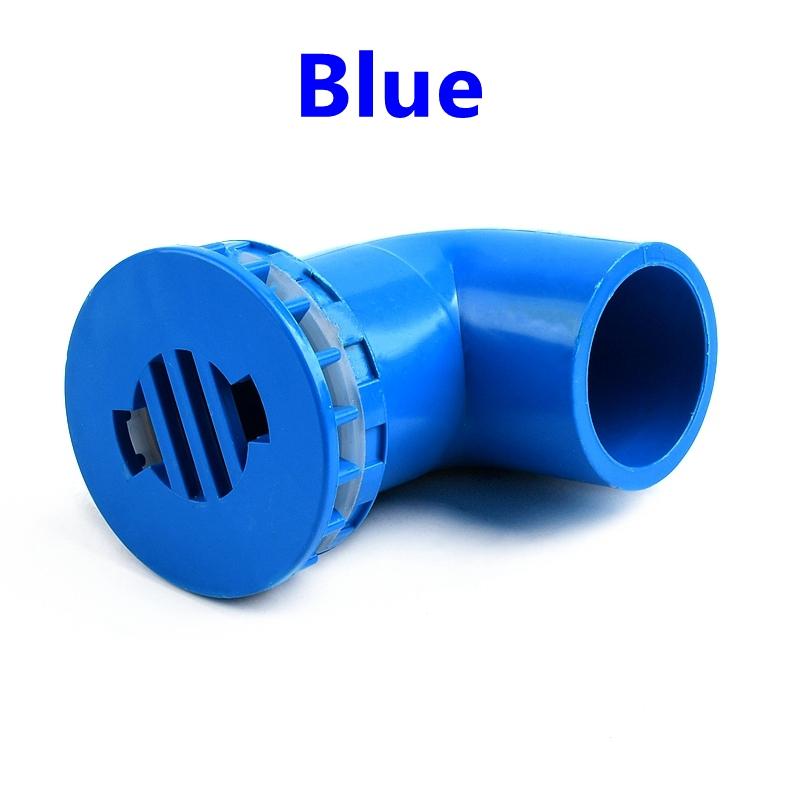 

1-10PCS 20 25 32 40 50mm PVC Pipe Elbow Aquarium Fish Tank Drain Joints Fittings Drainage Connectors Drainage Accessories Filter 20mm (1PC) синій