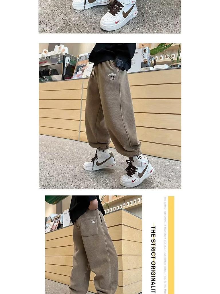 Big Boy Trendy Frühlings-Sweathose 2025 - Sportliche, locker sitzende Mode für Jungen