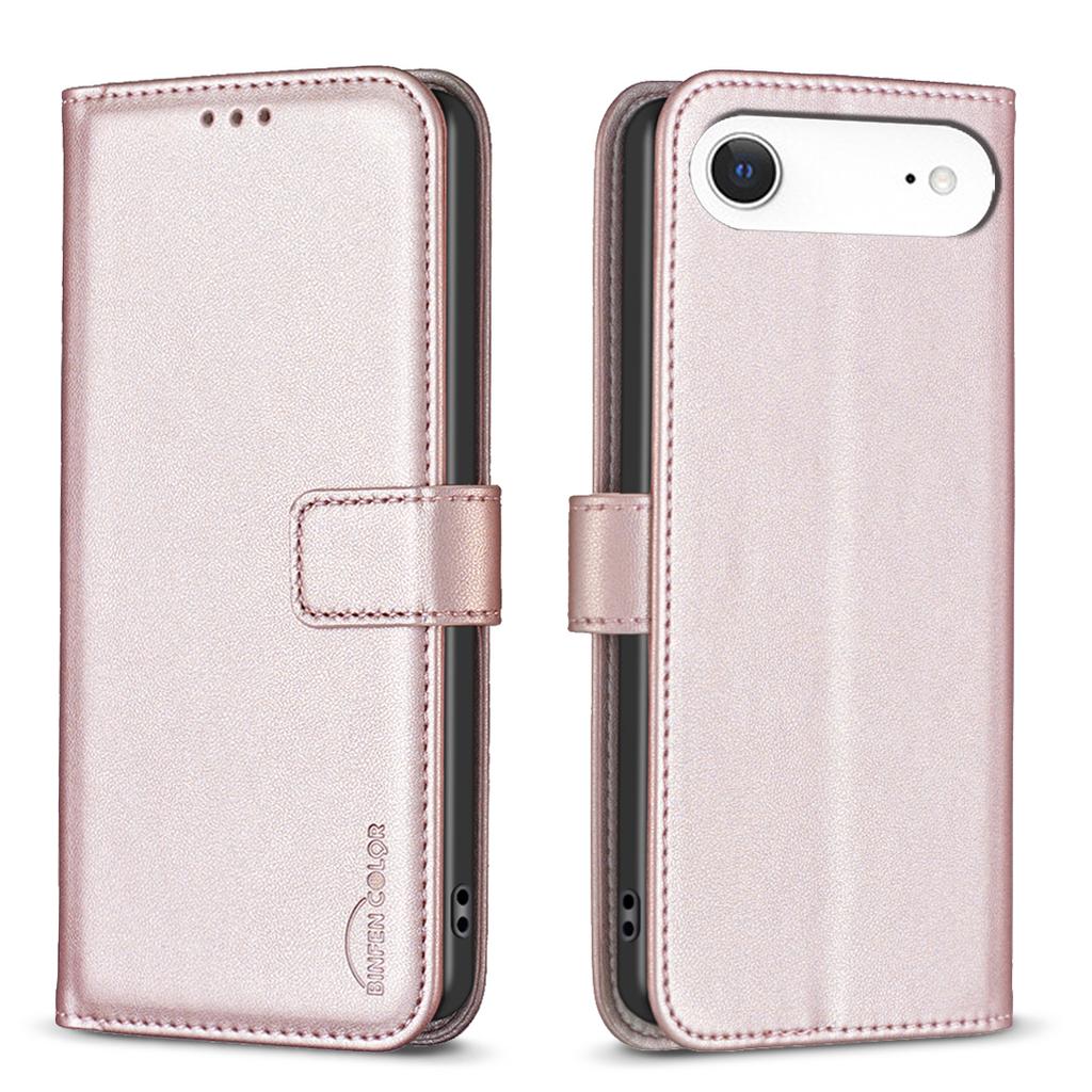 For iPhone 17 Air Phone Case BINFEN COLOR BF17 Wallet Folio Flip Leather Cover