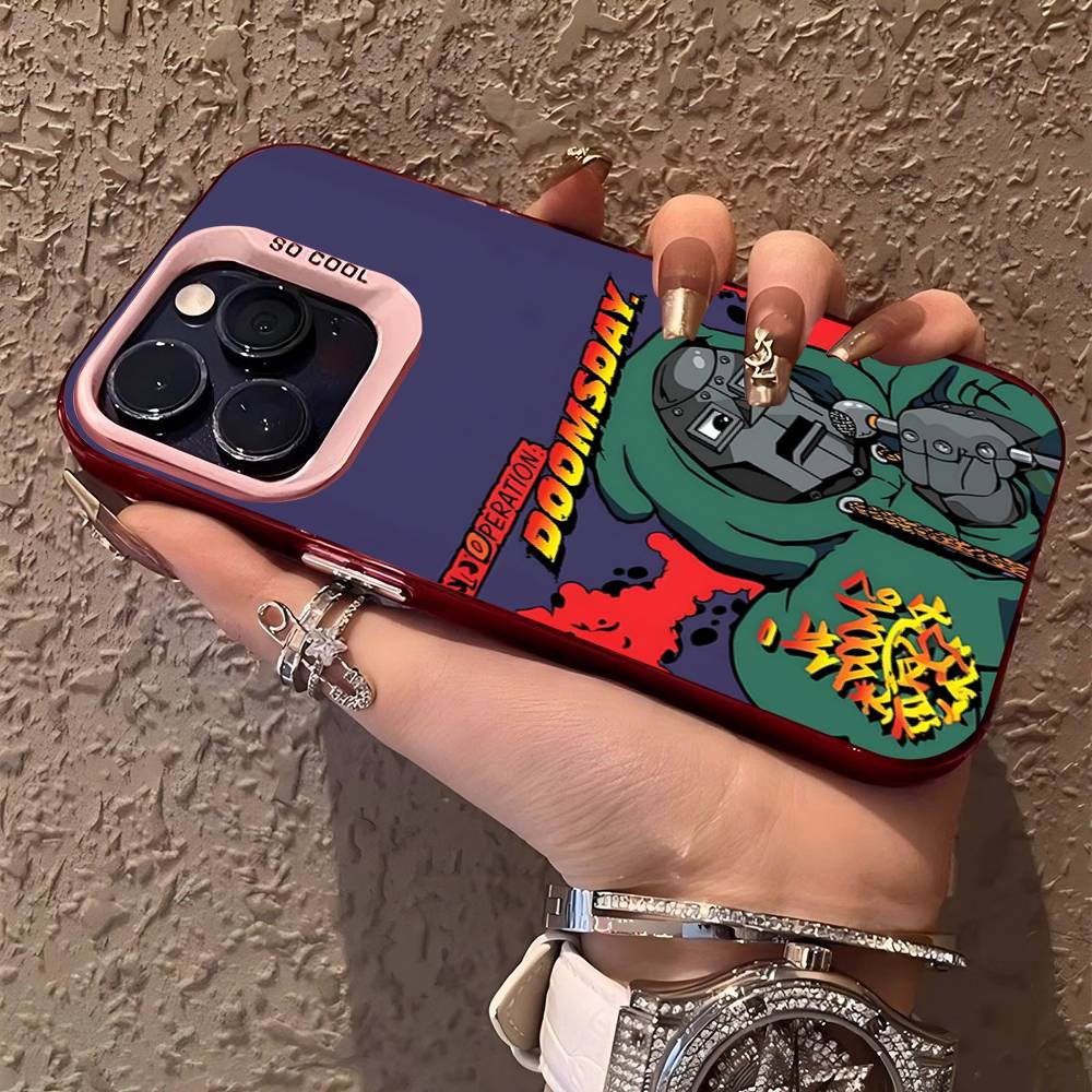 

M-MF Rapper D-DOOM For IPhone 17 16 15 14 13 12 11 Pro Max Plus Matte Color Back Phone Cover iPhone 13