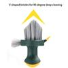 4 In 1 Crevice Brush Deep Cleaning Scraper Ground Seam Floor Bathroom Corner Seam Toilet Tile Multifunctional Cleaning Brush Tools