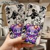 Phone Case: 2D Flat Design, Suitable for iPhone 18, 17, 16, 15, 14, 13 Pro Protective Cases, Starry Purple Glitter Little Bear, Perfect Christmas and