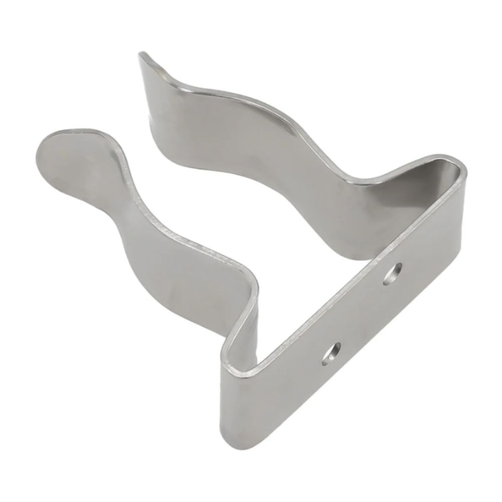 Adjustable Boat Hook Holder Stainless Steel Spring Clamp Holder Clip Boat Oar Holder  Boat