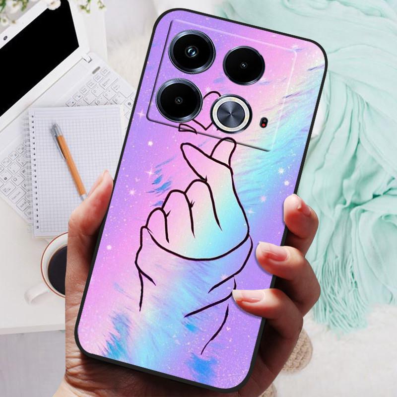 

для Infinix Note 40 Pro 4G Чохол М який ТПУ Силіконовий Чохли для Телефона для Infinix Note 40 Pro Plus + Чохол Бампер Ударостійкий Coque Чохол Note 40 Pro 4G