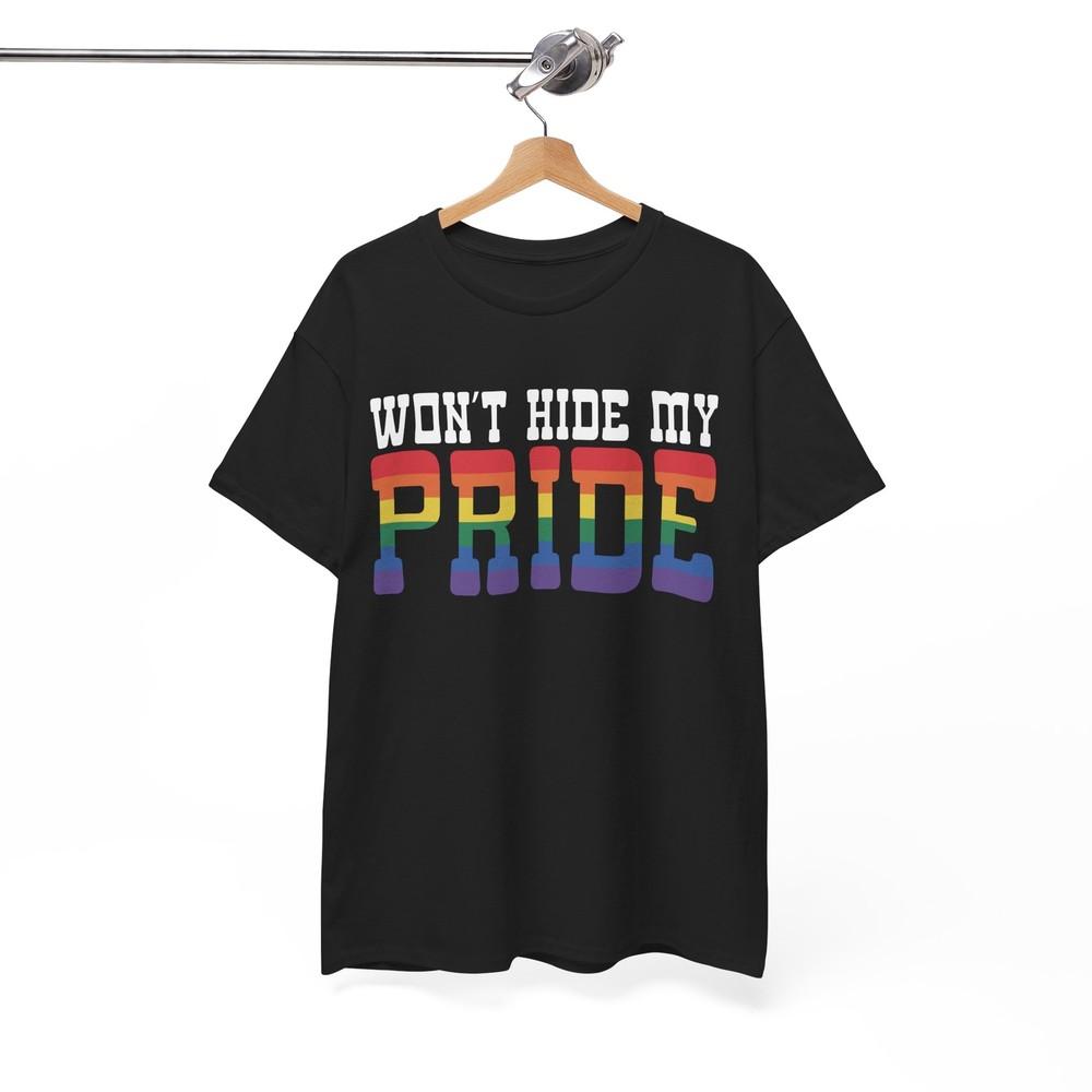 Pride T-Shirt | LGBTQ+ Rainbow Love Tee | Equality Inclusivity Gift