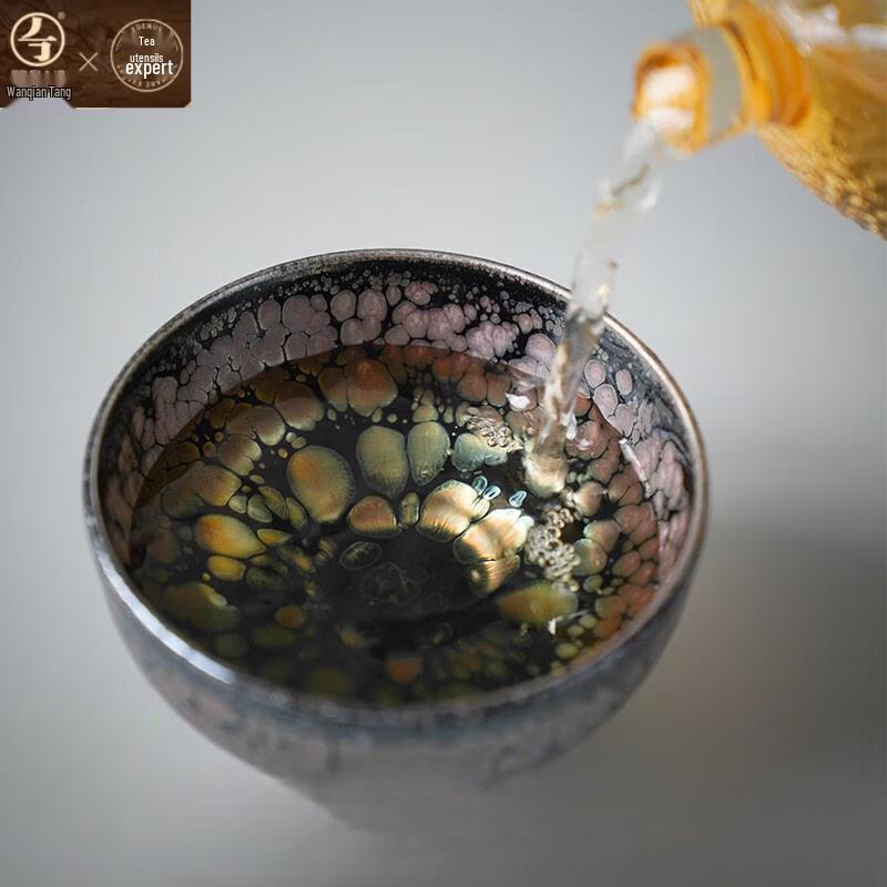 Edenus Jian Zhan Ceramic Tea Cup - Oil Drop Glaze