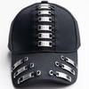 2026 Hip Hop Techwear Style Punk Rock Baseball Cap Men Street Casual Metal Decoration Functional Hat Niche Fashion Gorras