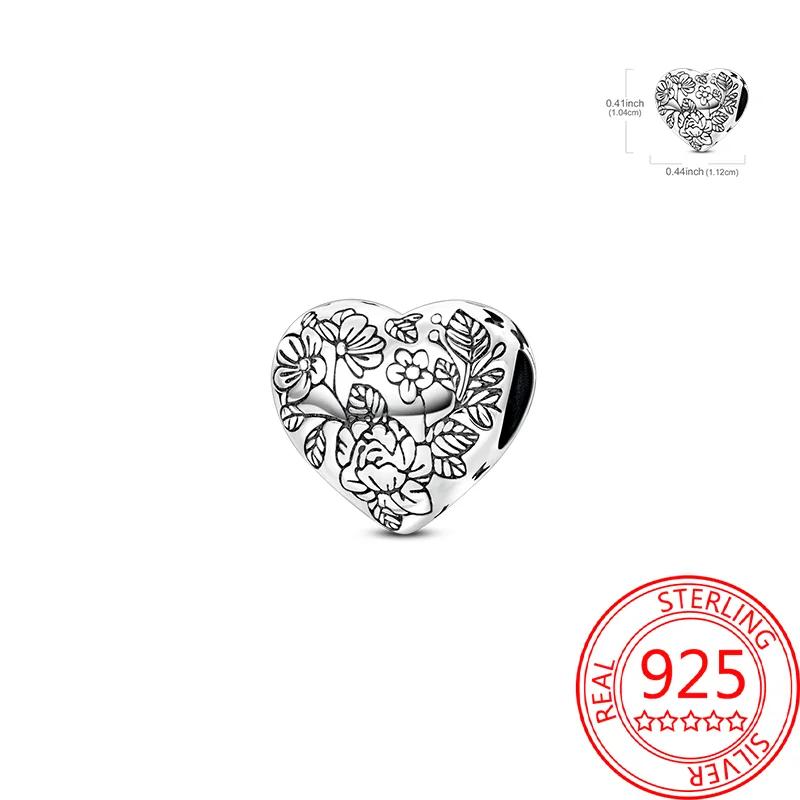 Copper Colorful Tree Of Life Family Charms Heart Flowers Beads Fit Original Bracelets Diy Fine Jewelry Party Gift For Women