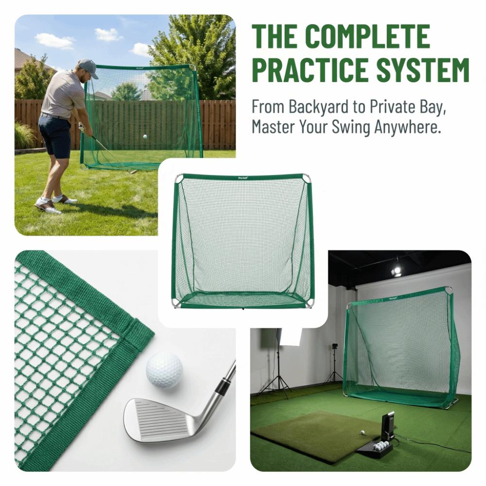 Lightweight Golf Hanging Net No Knot Golf Ball Netting Golf Training Net Practice Ground