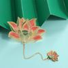 Lotus Leaf Lotus Leaf Book Mark Roses Rose Bookmark New Year Gift Metal Bookmark  Page Marker