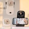 Handheld Mini Fan USB Rechargeable Portable Mute Small Electric Fan Student Dormitory Outdoor Travel Cooling Fan