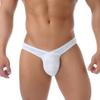 Men Printed Underwear Peni Big Pouch Panties High Waist Camouflage Briefs Sports Mesh Breathable Elastic Underpant Scrotum Bulge