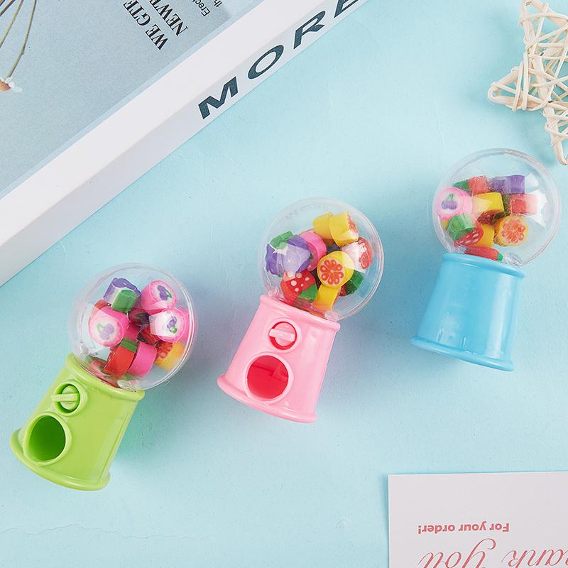 For Students Gifts Creative Fruit Style Eraser Twist Machine Eraser Supplies