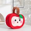 Polyester Water Resistant Apples Designs Bag Spacious Organizer for Organizing Makeup Sweets Travel Essential