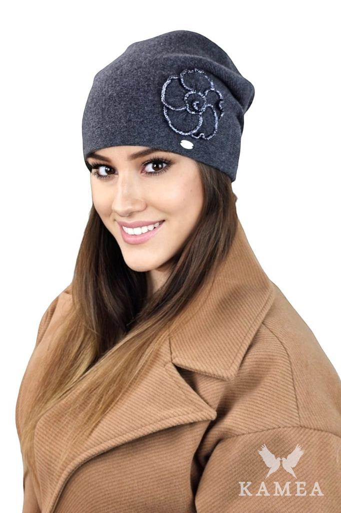 Inka Autumn-Winter Women' Hat, Graphite Color