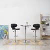 Day and Night - Day and Night Kitchen Stools 2 Units Black Synthetic Leather