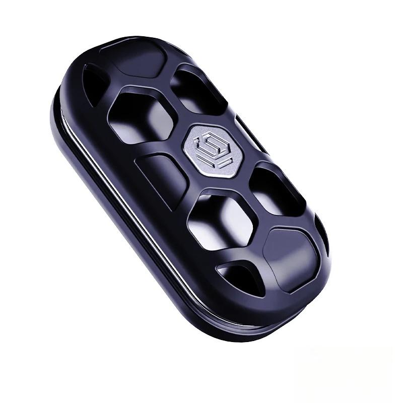 

Механическое яйцо 2-го поколения Fidget Push Card Гироскоп Плавное вращение Игрушка для снятия стресса для взрослых Детей СДВГ Сенсорный фокус Fidget чёрный