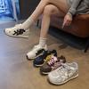Sneakers Children's Lightweight Soft Leather Breathable Mesh Shoes Platform Casual Shoes Retro