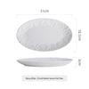 Fish-Shaped Ceramic Plate for Steamed Fish and Sushi