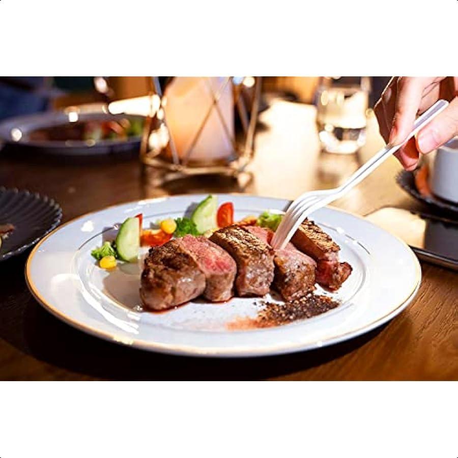 

[210 штук] Белый одноразовый пластиковый набор столовых приборов в ассортименте 70 вилок 70 ножей 70 ложек особо прочный United States