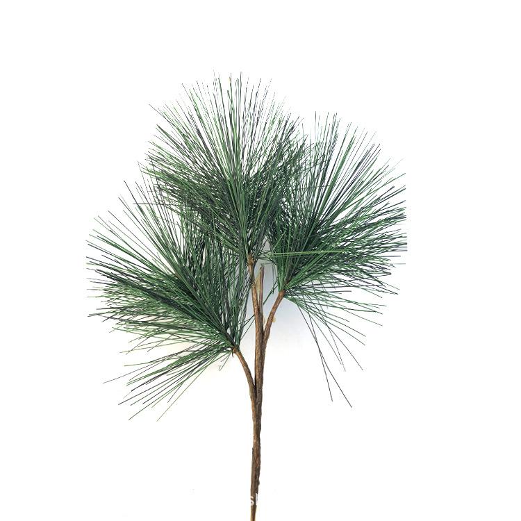 

Рождественские ПВХ искусственные сосновые иголки Декор Сосновая ветка Искусственное растение DIY Фестиваль Рождество Новый год Украшения для дома зелёный