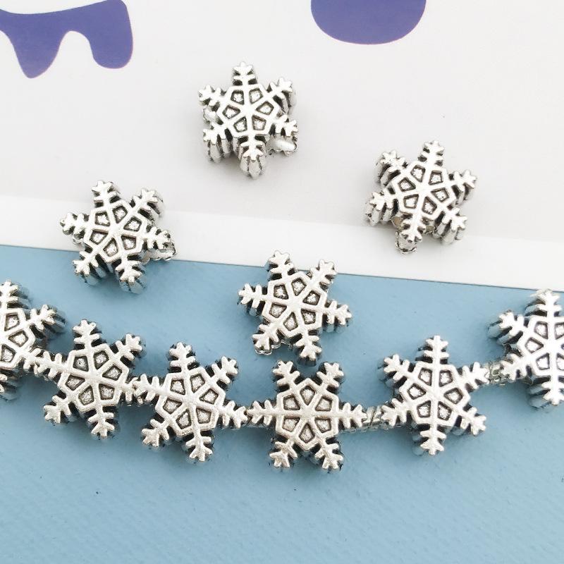 

Christmas Alloy Reindeer/Snowman Big Hole Beads - 14 Styles for DIY Jewelry