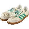 Adidas Originals SAMBA OG W Leather Sneakers Size Off for Men and Women JI3906, White/Green, 23.0cm - White/Green (JI3906)