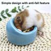 Small Animal Bowl Hamster Food And Water Dish Pet Feeding Bowl Overturn-free Feeder for Guinea Pigs Rabbits Hedgehogs Parrots