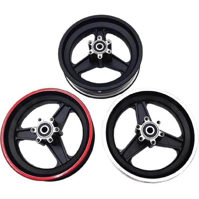 6.5 Inch Aluminum Alloy Wheel Hub Compatible with 10x2.75-6.5 10x2.70-6.5 Tires Or Use 90/65-6.5 85/65-6.5 Tyres Electric Scooter Rim Parts
