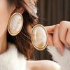 Smooth Surface Resin Dangle Earrings Geometric Geometric Earrings Stud Earrings  Wedding Earrings