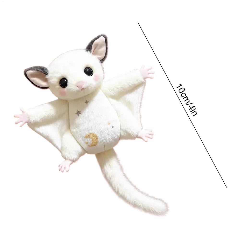 

Stuffed Animal Bag Charm Cute Flying Squirrel Purse Pendant Plush Backpack Ornament for Women Girls Kids Adults Daily Outdoor белый