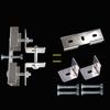40*40mm Square Tube Connector solderless galvanizing Pipe Fixed Joint carbon steel Fixed Pipe Clamp Clip Fastener Storage Rack