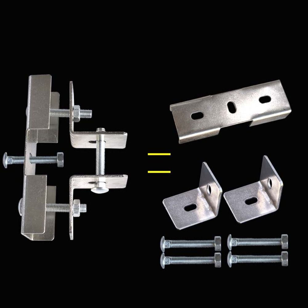 40*40mm Square Tube Connector solderless galvanizing Pipe Fixed Joint carbon steel Fixed Pipe Clamp Clip Fastener Storage Rack