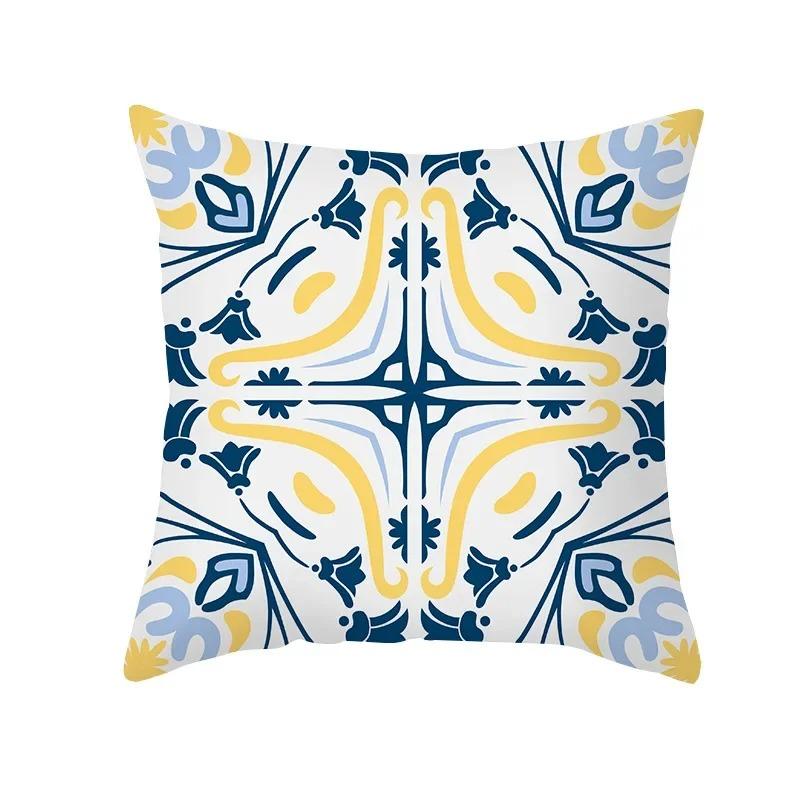 Home Decor Exquisite Patterned Decorative Throw Pillow Covers Pattern Cushion Cover Suitable For Sofa Bedroom Car Pillow Cover