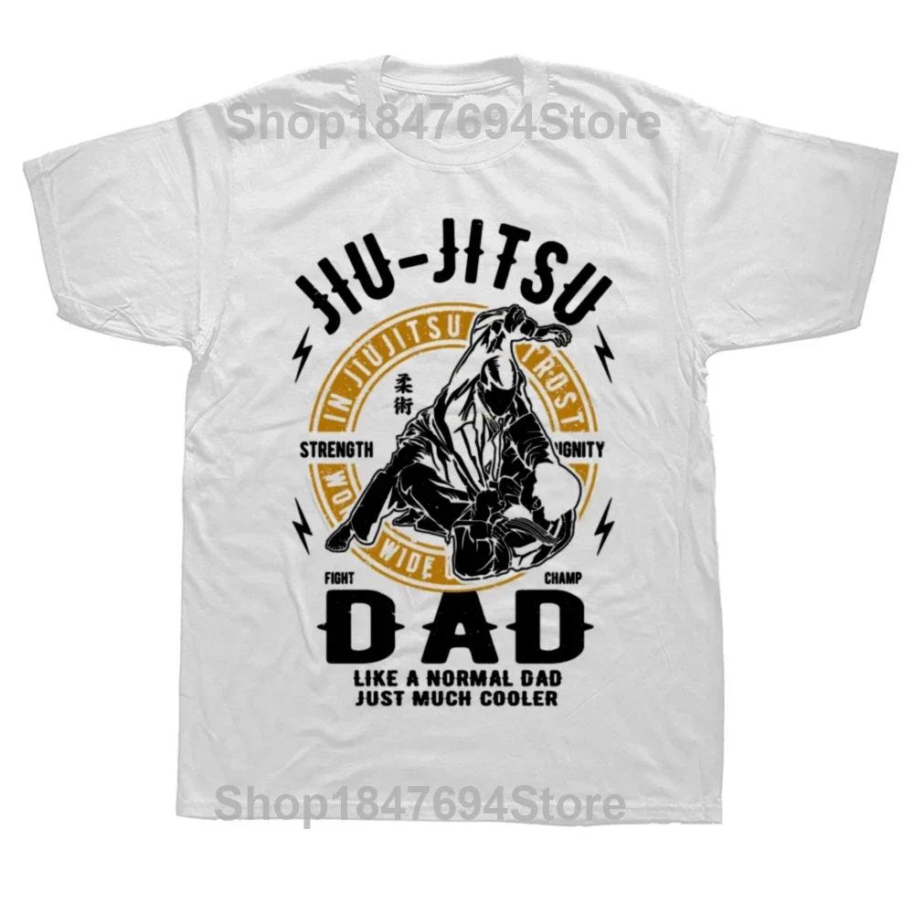 

Папа Джиу-джитсу Смешная футболка на День отца BJJ Бразильское джиу-джитсу Графическая уличная одежда Футболка с коротким рукавом Подарки на день рождения Футболка Мужская S