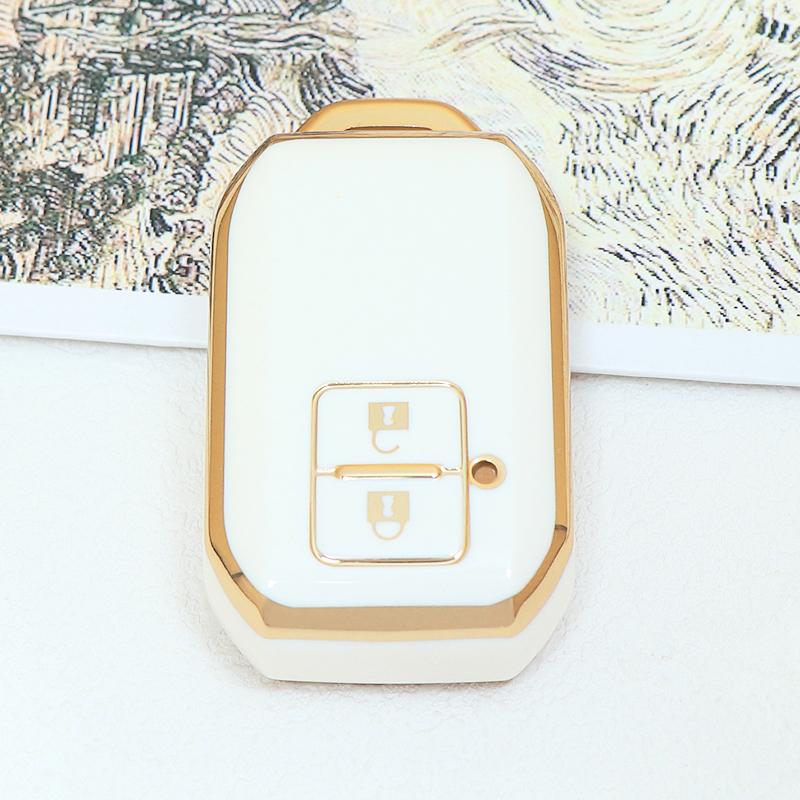 Fashion TPU Car Remote Key Case Cover Shell For Suzuki Ertiga Swift Wagon R 2 Button Protected Holder Keyless Fob Accessories