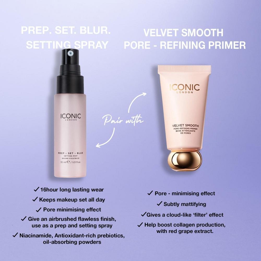 Iconic London Prep Set Blur Setting Mist 4.05 Oz