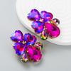 Women's Geometric Earrings Alloy Loving Glass Crystal High Quality Stud Earrings